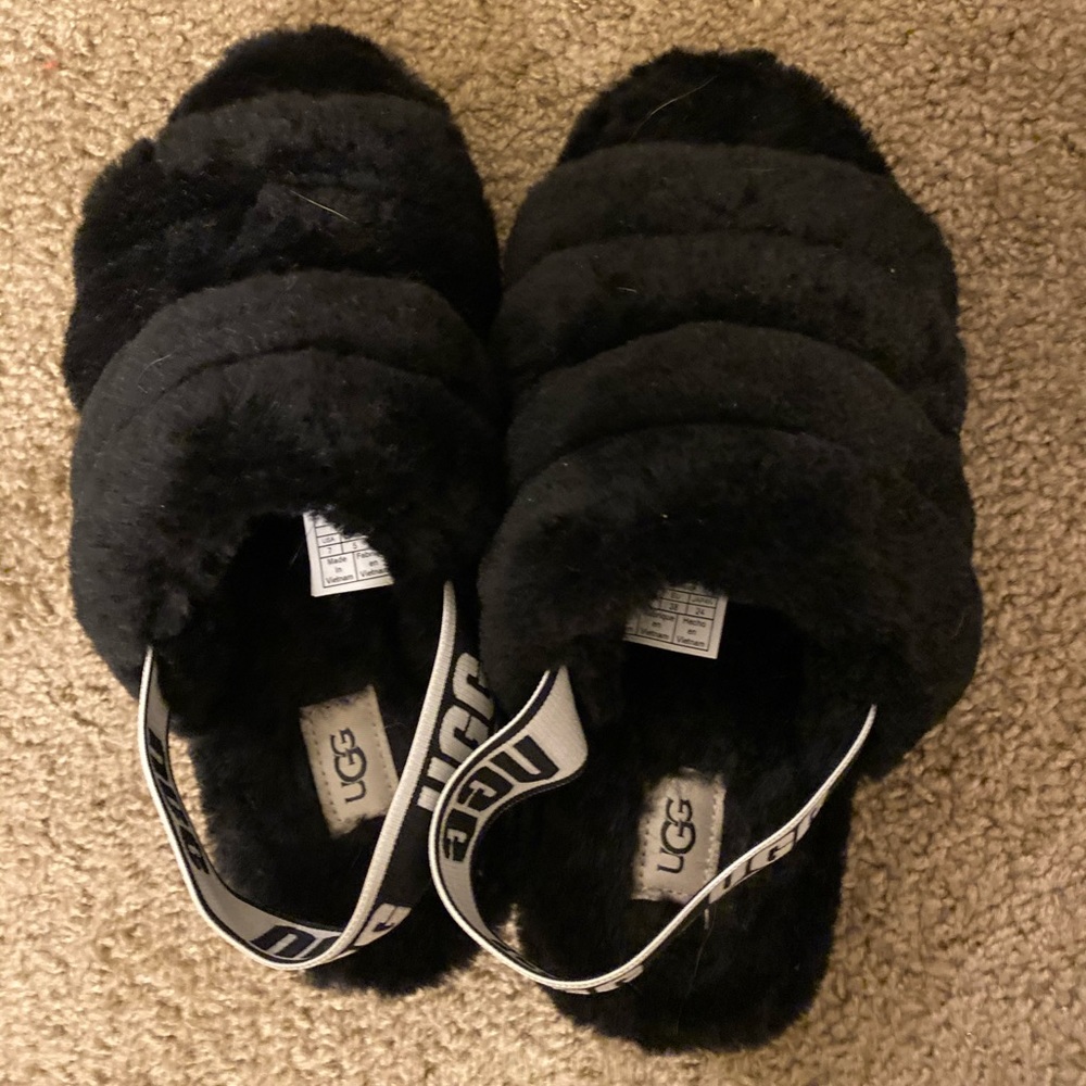 Ugg furry shoes
